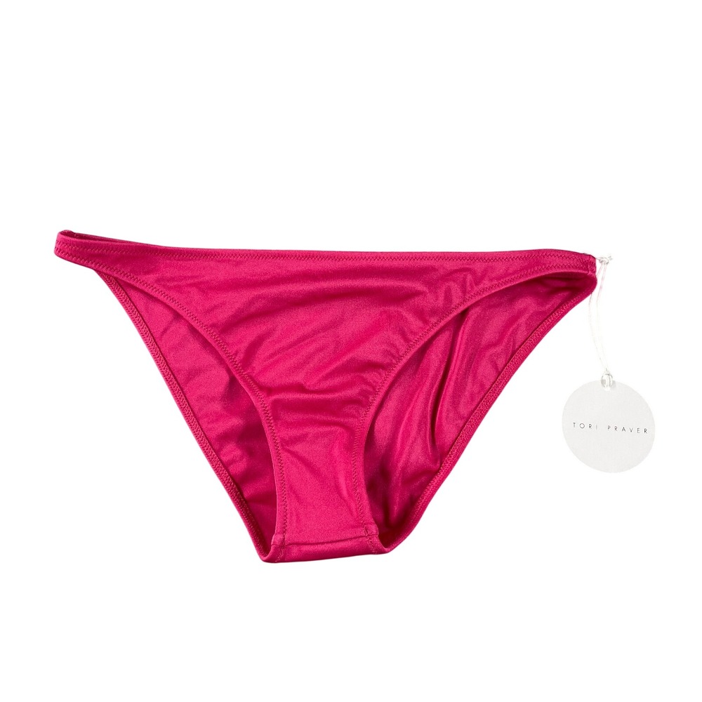 Tori Praver Marlowe Bottom Women's Pink Bikini Bottoms Size Large L NWT NEW